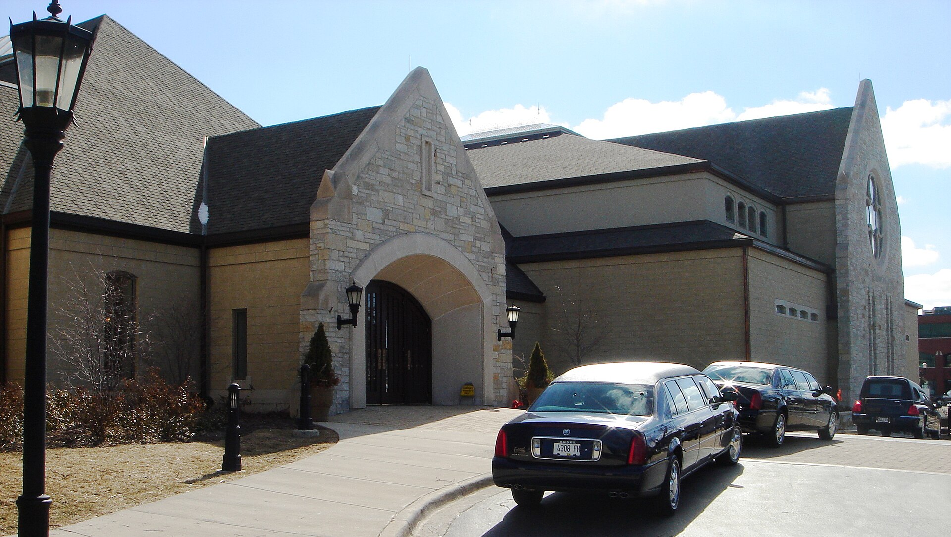 Main entrance of St. Anne Catholic Community in Barrington